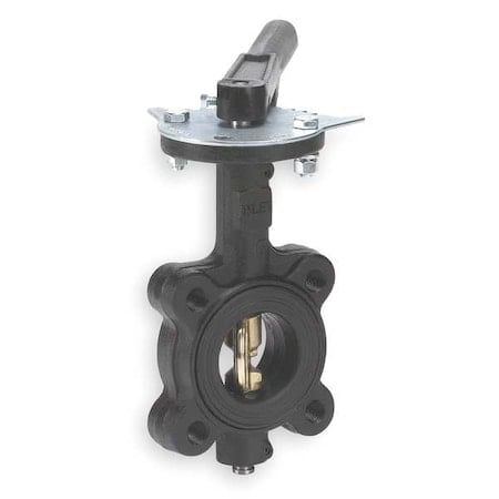 Butterfly Valve, Lug, 2 In, CI, Viton Liner MPN:ML222V 2