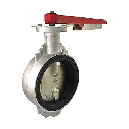 Butterfly Valve, Wafer, 5 In., Aluminum MPN:P2855H 5