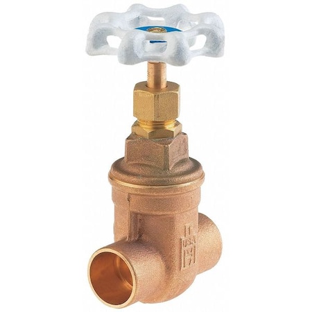 Gate Valve, 1 In., Solder, Bronze MPN:UP115 1