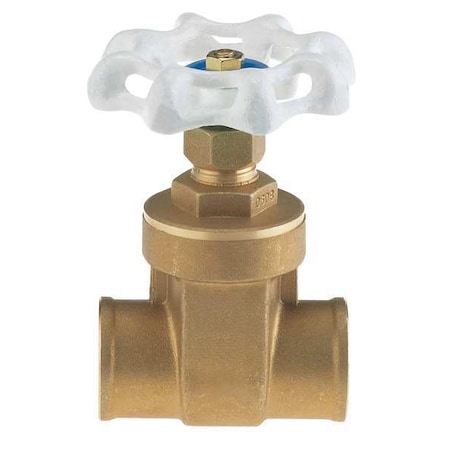 Gate Valve, 3/4 In., Solder, Low Lead Brass MPN:UP668 3/4