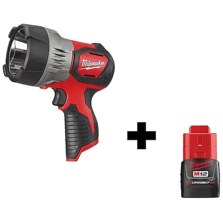 M12 Spot Light + M12 CP2.0 Battery MPN:2353-20, 48-11-2420