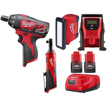 M12 7-Tool Combo Kit MPN:240120, 2367, 2475, 2457, 2420X2, 2401