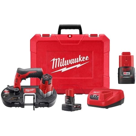 Portable Band Saw Kit, 12V, w/Battery MPN:2429-21XC, 48-11-2420