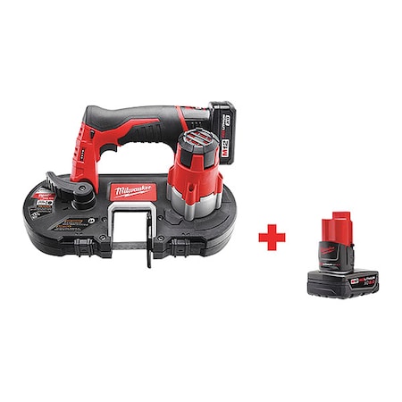 Portable Band Saw Kit, 12V DC, 27 in Blade Length MPN:2429-21XC, 48-11-2460