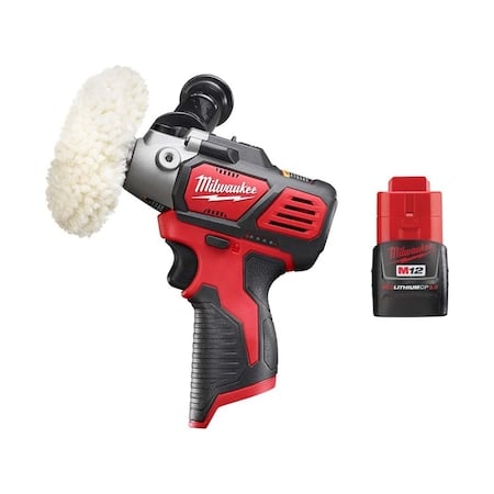 Cordless Polisher, 12V, w/Battery MPN:2438-20, 48-11-2420