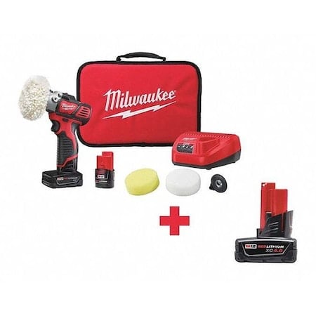 M12 Variable Speed Polisher/Sander Kit + M12 XC 4.0 Battery MPN:2438-22X, 48-11-2440