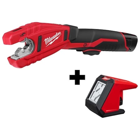 M12 Copper Tubing Cutter Kit + M12 ROVER Mounting Flood Light MPN:2471-21, 2364-20