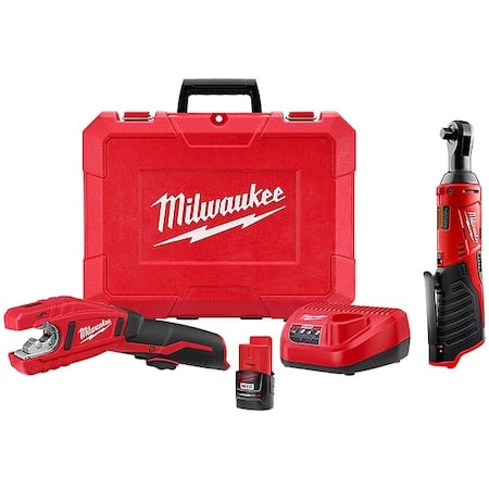 M12 Copper Tubing Cutter Kit + M12 Cordless 3/8