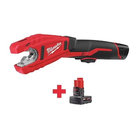M12 Copper Tubing Cutter Kit + M12 XC 4.0 Battery Pack MPN:2471-21, 48-11-2440