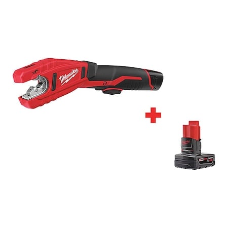 M12 Copper Tubing Cutter Kit + M12 XC6.0 Battery MPN:2471-21, 48-11-2460