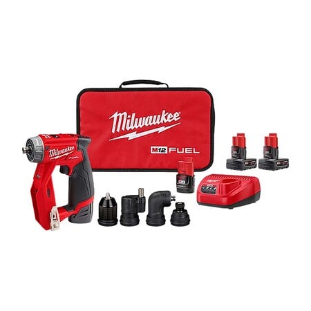 M12 FUEL Drill/Driver Kit+M12 Battery2PK MPN:2505-22, 48-11-2412