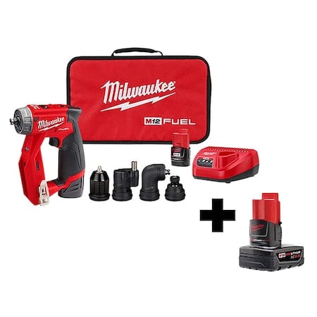 M12 FUEL Installation Drill/Driver Kit + M12 XC6.0 Battery MPN:2505-22, 48-11-2460