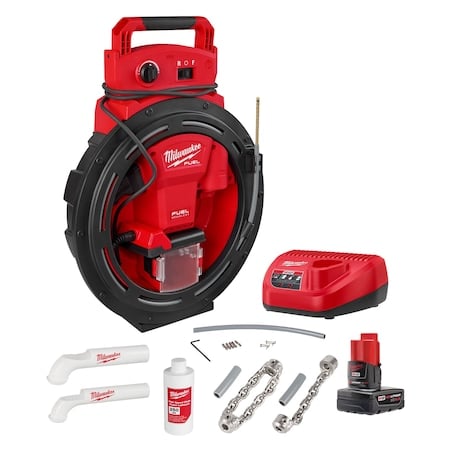 Chain Snake Kit, 1, 850 RPM, 35 ft Cord MPN:2519-21