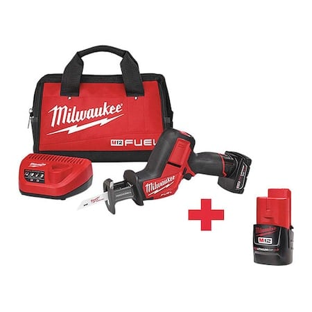M12 FUEL HACKZALL Recip Saw Kit + M12 CP2.0 Battery MPN:2520-21XC, 48-11-2420