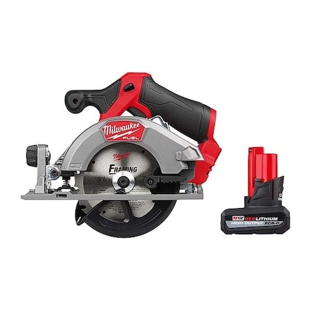 M12 FUEL Circ Saw + M12 HO XC5.0 Battery MPN:2521-20, 48-11-2450