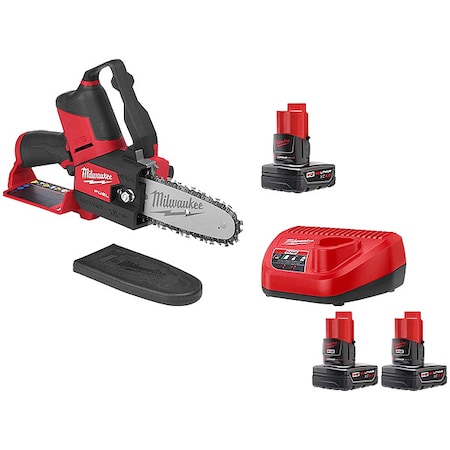 M12 FUEL HATCHET 6 in Pruning Saw Kit + M12 XC Battery 2-Pack MPN:2527-21, 48-11-2412