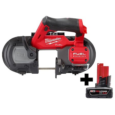M12 FUEL Compact Band Saw + M12 XC 4.0 Battery Pack MPN:2529-20, 48-11-2440