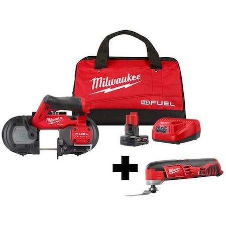 M12 FUEL Compact Band Saw Kit + M12 Multi-Tool MPN:2529-21XC, 2426-20