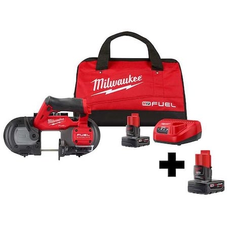 M12 FUEL Compact Band Saw Kit + M12 XC 4.0 Battery Pack MPN:2529-21XC, 48-11-2440