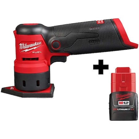 M12 FUEL Orbital Detail Sander + M12 CP2.0 Battery MPN:2531-20, 48-11-2420