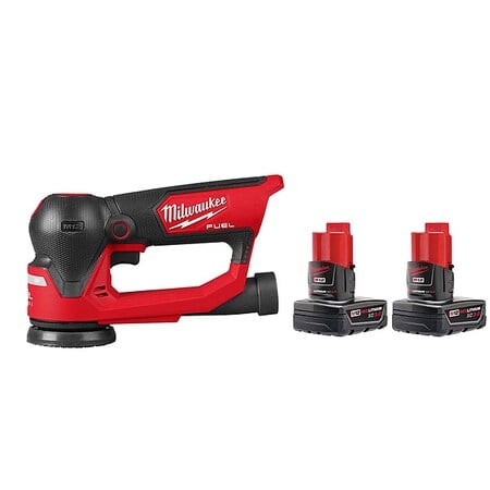 M12 FUEL Detail Sander + M12 Battery 2PK MPN:2535-20, 48-11-2412