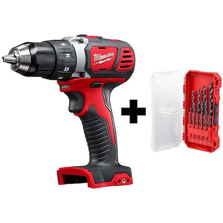 Drill/Driver and Drill Bit Set, 1/2 in, 18V DC MPN:2606-20, 48-89-2803