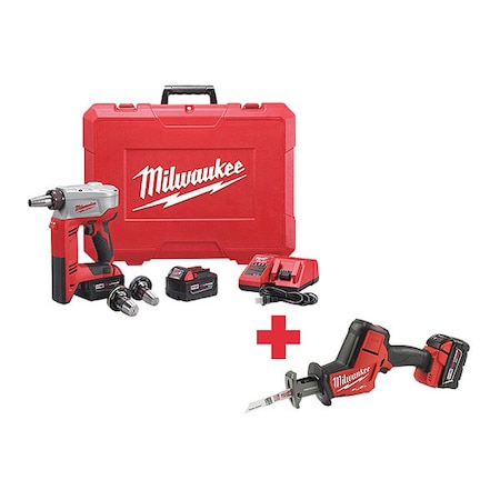 M18 FUEL HACKZALL Kit + M18 ProPEX Expansion Tool Kit MPN:2632-22XC, 2719-21