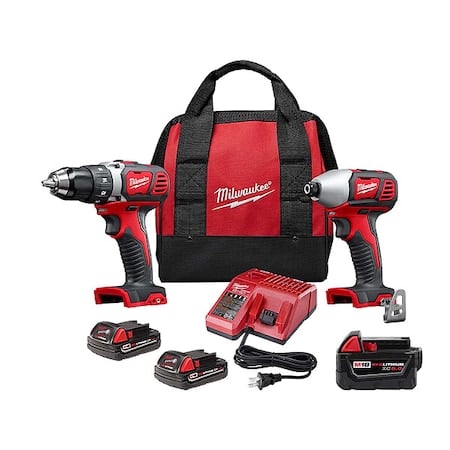 M18 Cordless LITHIUM-ION 2-Tool Combo Kit + M18 XC5.0 Battery MPN:2691-22, 48-11-1850