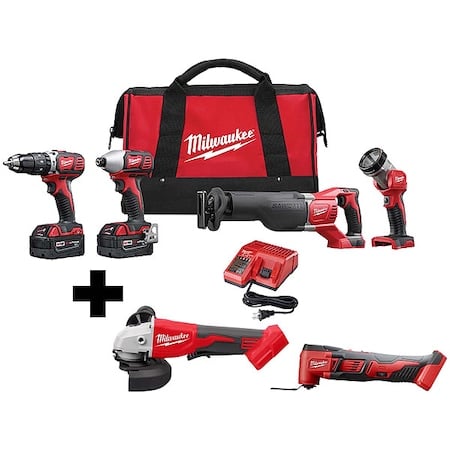 M18 Cordless Multi-Tool + M18 Brushless 4-1/2
