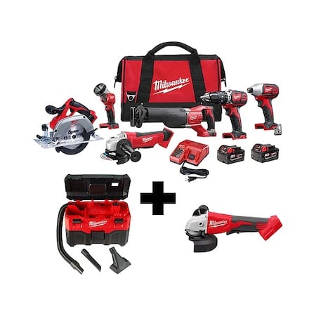 Combo Kit, Vacuum and Grinder, 18 V MPN:2696-26, 0880-20, 2686-20