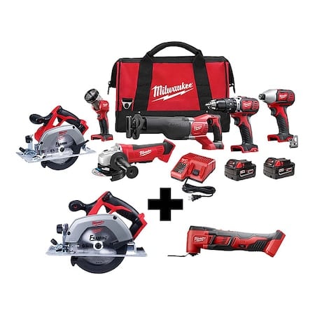 M18 Cordless 6-Tool Combo Kit + M18 Cordless Multi-Tool + M18 6-1/2
