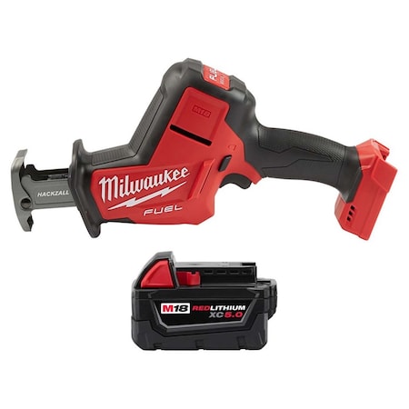 M18 FUEL HACKZALL + M18 REDLITHIUM XC5.0 Battery MPN:2719-20, 48-11-1850