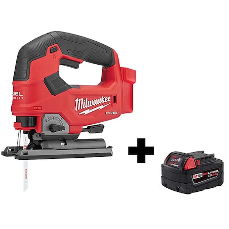 M18 FUEL D-Handle Jig Saw + M18 XC5.0 Battery MPN:2737-20, 48-11-1850