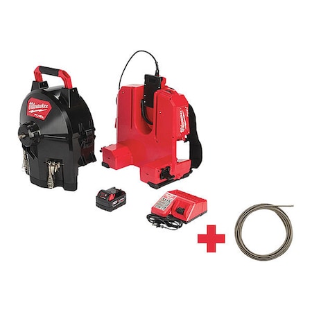 50 ft Cordless Drain Cleaning Machine, 18V MPN:2775B-211, 48-53-2775