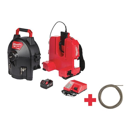 100 ft Cordless Drain Cleaning Machine, 18V MPN:2775E-211, 48-53-2775