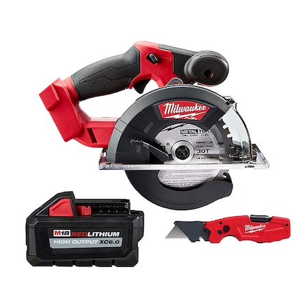 FASTBACK 6-IN-1 Utility Knife + M18 FUEL Metal Cutting Circular Saw + M18 HIGH OUTPUT XC6.0 Battery MPN:2782-20, 48-11-1865, 48-22-1505