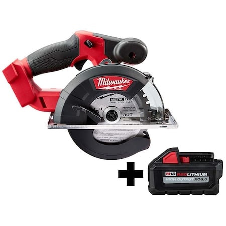M18 FUEL Metal Cutting Circular Saw + M18 HIGH OUTPUT XC6.0 Battery Pack MPN:2782-20, 48-11-1865