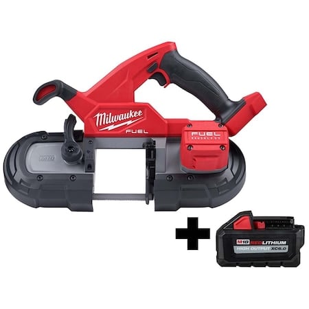 M18 FUEL Compact Band Saw + M18 HIGH OUTPUT XC6.0 Battery Pack MPN:2829-20, 48-11-1865
