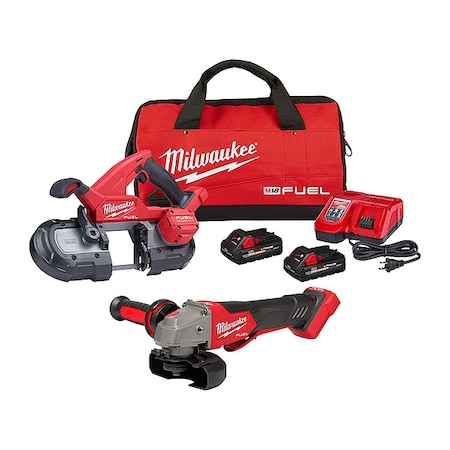M18 FUEL Compact Band Saw Kit + M18 FUEL 4-1/2
