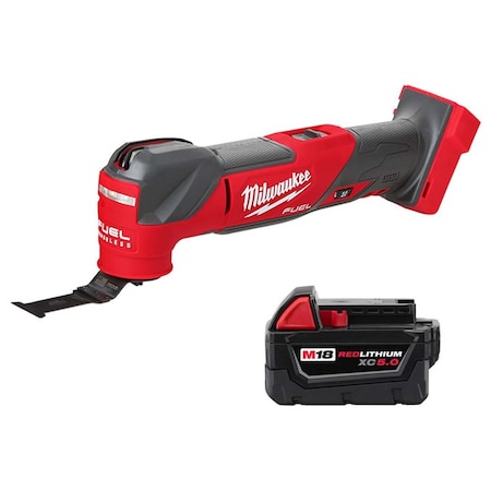 M18 FUEL Oscillating Multi-Tool + M18 REDLITHIUM XC5.0 Battery MPN:2836-20, 48-11-1850