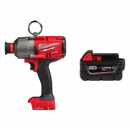 M18 FUEL 7/16 in. Hex Utility High Torque Impact Wrench w/ ONE-KEY + M18 XC5.0 Resistant Battery MPN:2865-20, 48-11-1850R