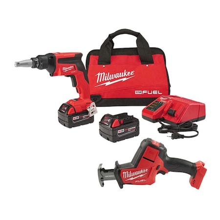 M18 FUEL HACKZALL + M18 FUEL Drywall Screw Gun Kit MPN:2866-22, 2719-20