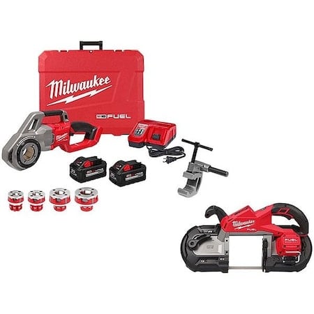 Threader w/Heads+M18 FUEL Band Saw MPN:2870-22, 2929-20