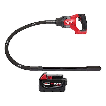 M18 FUEL 4 ft. Concrete Pencil Vibrator + M18 XC5.0 Battery MPN:2910-20, 48-11-1850