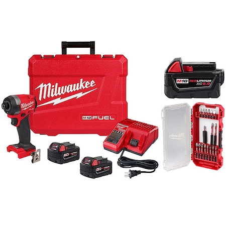 SHOCKWAVE Impact Duty Driver Bit Set -18PC + M18 FUEL 1/4