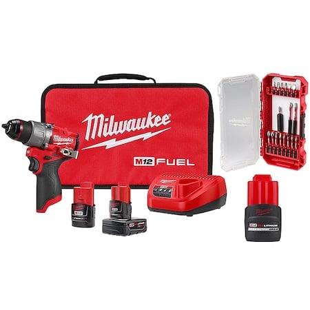 SHOCKWAVE Driver Bit Set 18PC + M12 FUEL 1/2