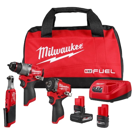 M12FUEL3PCAUTOKIT, (1)2.5Ah;(1)5.0Ah MPN:3424-23
