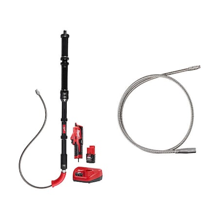 M12 TRAPSNAKE 6' Toilet Auger + TRAPSNAKE 6' Toilet Auger Cable MPN:3576-21, 48-53-3576