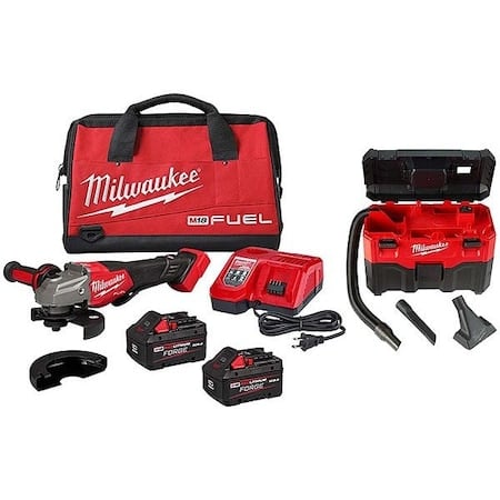 M18 FUEL Braking Grinder Kit + M18 Vac MPN:3670-22, 0880-20