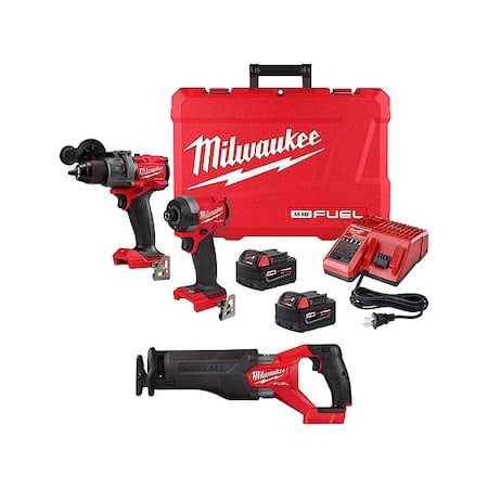 M18 FUEL SAWZALL Recip Saw + M18 FUEL 2-Tool Combo Kit MPN:3697-22, 2821-20